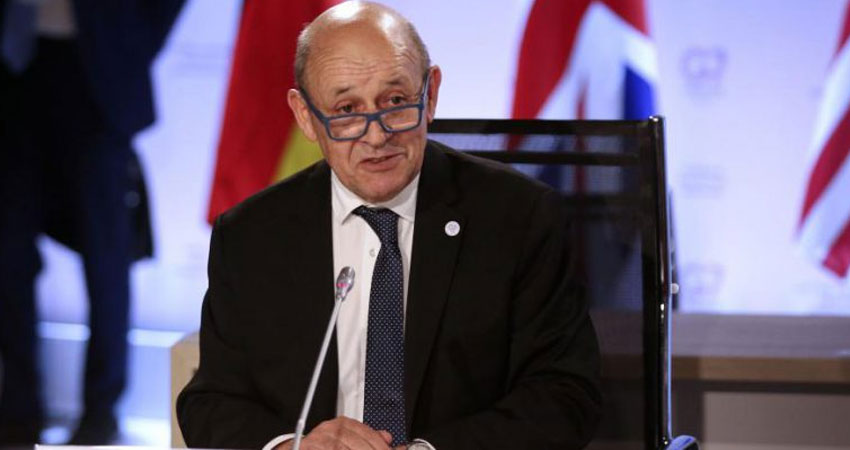 وزير الخارجية الفرنسي يدعو حفتر لدعم خطة الأمم المتحدة في ليبيا