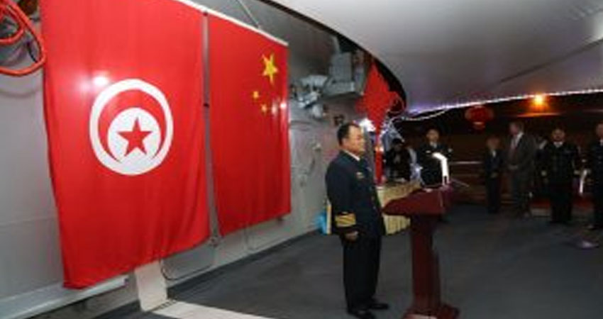 أسطول حراسة تابع للبحرية الصينية يؤدى زيارة ودية إلى تونس