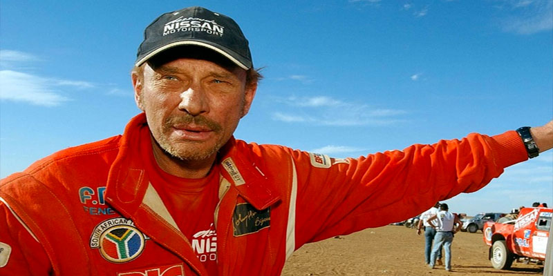 En vidéo : Johnny Hallyday, était la vedette du Rallye de Tunisie 2001