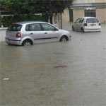 Photos d'inondation à Hammam Lif
