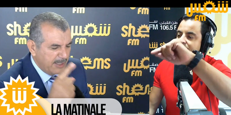 Clash en direct entre Hamza Balloumi et Hechmi Hamedi