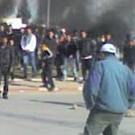 Blocage de l'autoroute Tunis-Hammamet