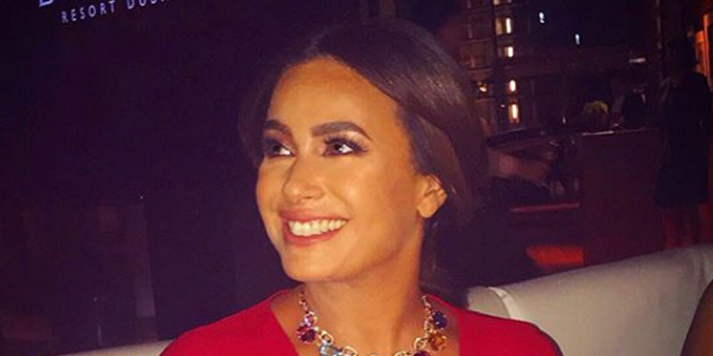 En photo : Le look de Hend Sabry lors de la cérémonie d'inauguration du nouvel hôtel Bulgari à Dubaï