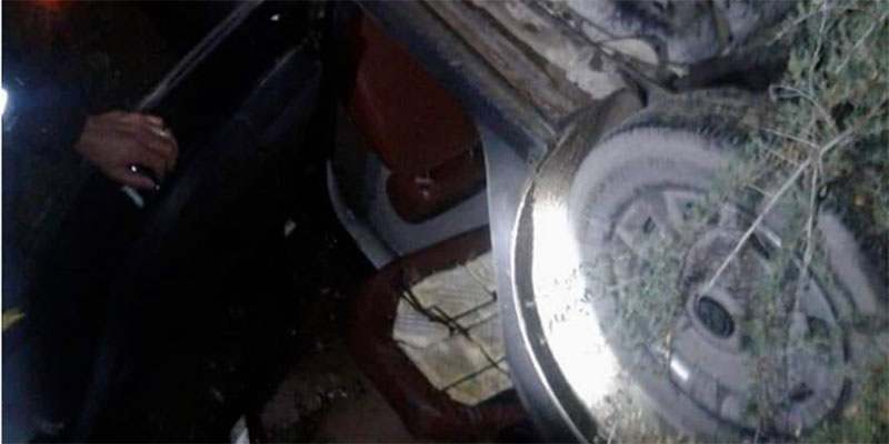 A Sousse, Une voiture avec deux filles à bord tombe dans un ravin