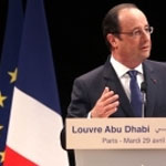 Hollande inaugure l’expo du Louvre Abu Dhabi