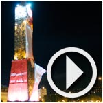 En vidéo : Les rafales de vents sur l'horloge de l'avenue ce soir