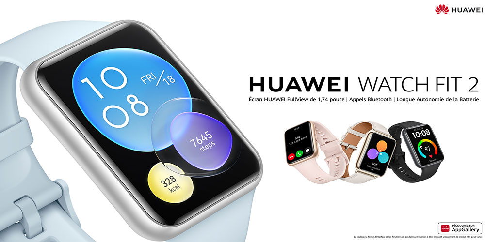 HUAWEI WATCH FIT 2 associe la technologie à la mode