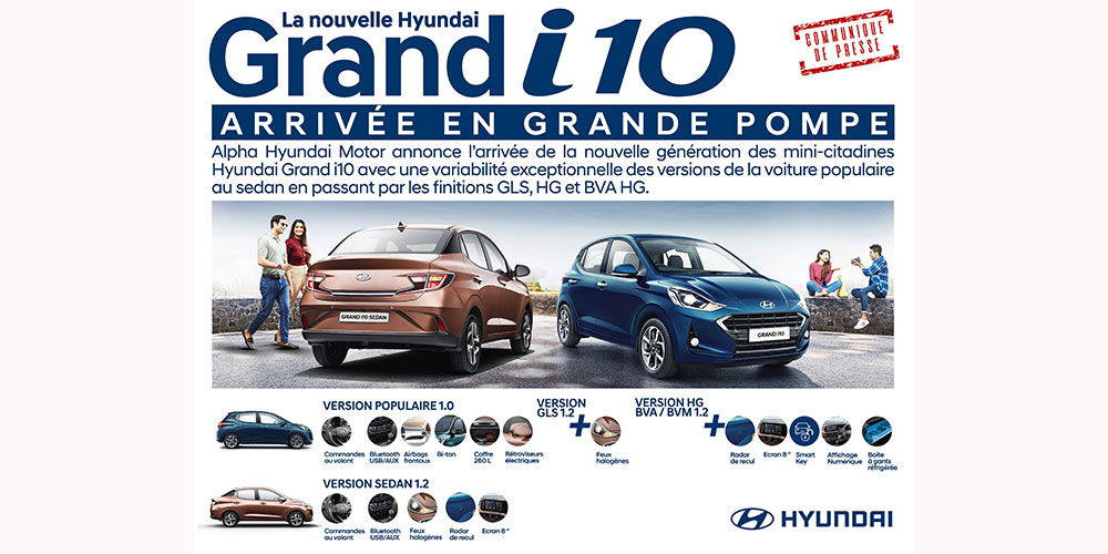 La nouvelle Hyundai Grand i10 : Arrivée en grande pompe