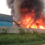 Un incendie ravage l'entrepôt de l'usine de confiserie des Aghlabites à Kairouan
