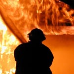 Une salle de classe au collège de Carthage Dermech incendié