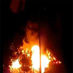 قابس: النيران تلتهم حوالي هكتارين من الأراضي الفلاحية بواحة شنني
