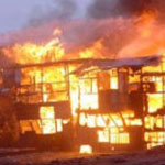Sfax : Un entrepôt abandonné de STIL en feu