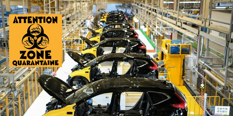 L’industrie automobile frappée de plein fouet par le Coronavirus