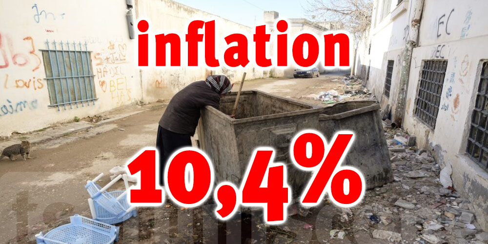 En Tunisie, l’inflation monte à 10,4%