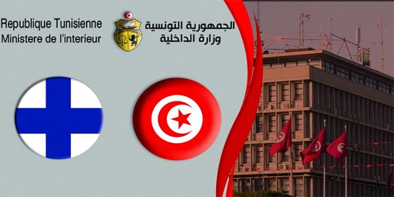 وزير الداخلية لطفي براهم يلتقي نظيره الفنلندي