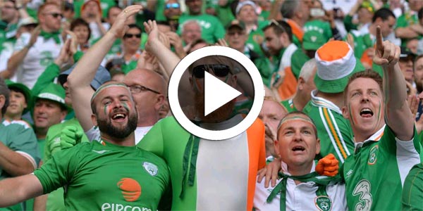 En vidéo-Euro 2016 : Déclaration d’amour, berceuse, les supporters irlandais font le buzz
