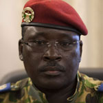 Le lieutenant-colonel Isaac Zida, nouvel homme fort du Burkina Faso