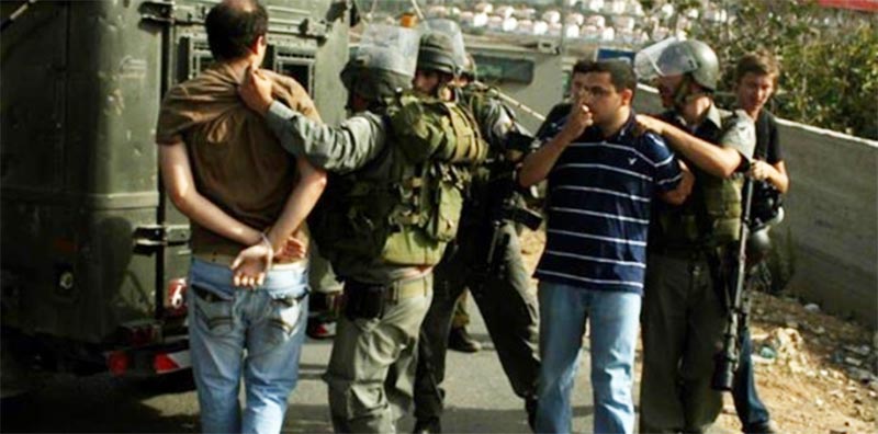 قوات الاحتلال الإسرائيلي تعتقل 12 فلسطينيا في القدس والضفة
