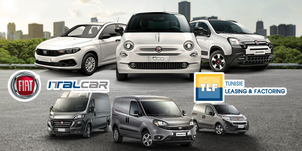 Achetez votre Fiat ou Fiat Professional à taux préférentiels en partenariat avec TLF