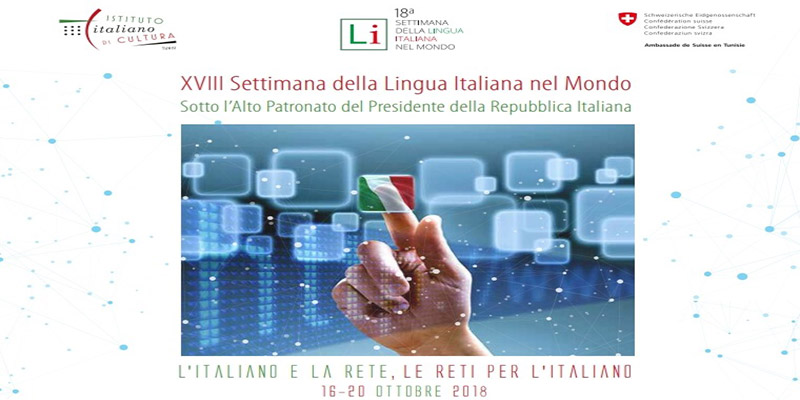 XVIII Semaine de la Langue Italienne dans le Monde 16-20 octobre 2018