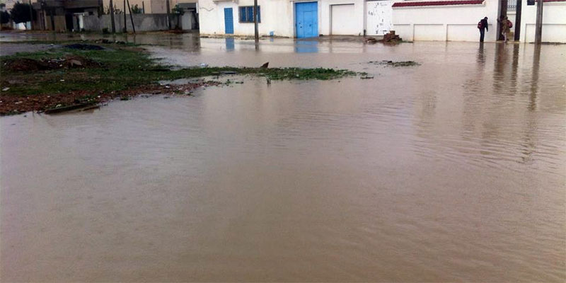 جندوبة: مياه الامطار تحاصر عددا من الاحياء الشعبية