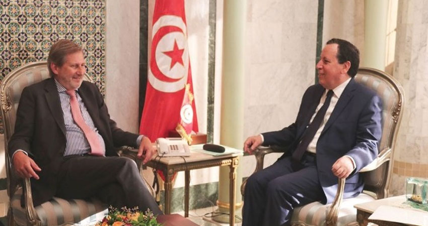 المفوض الأوروبي جوهانس هان يصف العلاقات التونسية الأوروبية بالمثالية