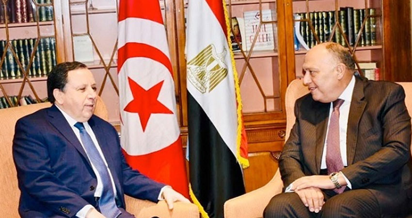 مكالمة هاتفية بين وزير الشؤون الخارجية ونظيره المصري