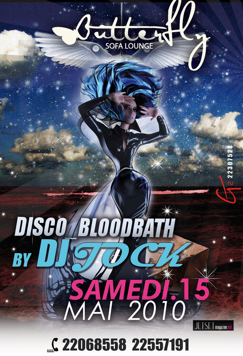 DISCO BLOODBATH LE BUTTERFLY Sofa lounge gammarth