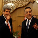 En photos : Mehdi Jomaa reçoit John Kerry