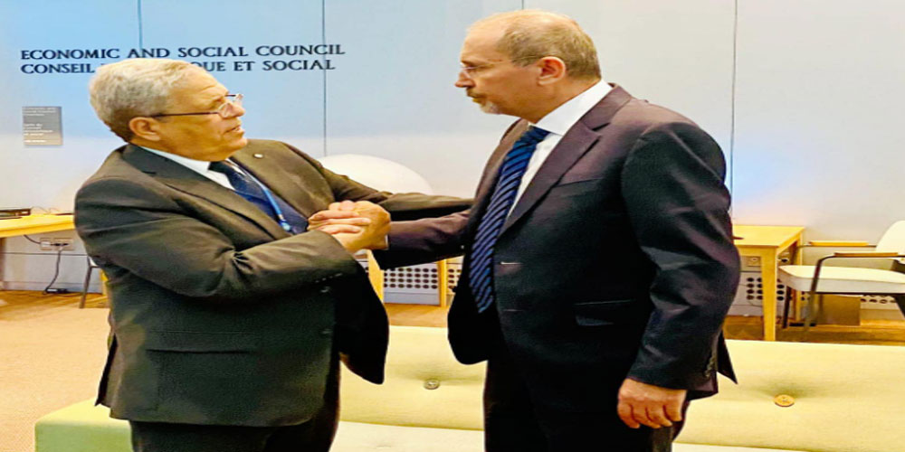 وزير الشؤون الخارجية يلتقي بنظيره الأردني