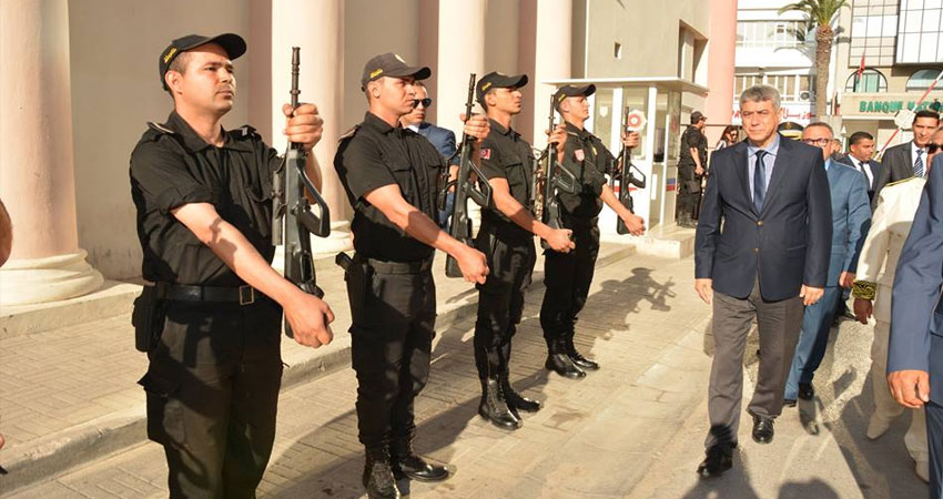 وزير الداخلية بالنيابة يزور الوحدات الأمنية بولاية سوسة