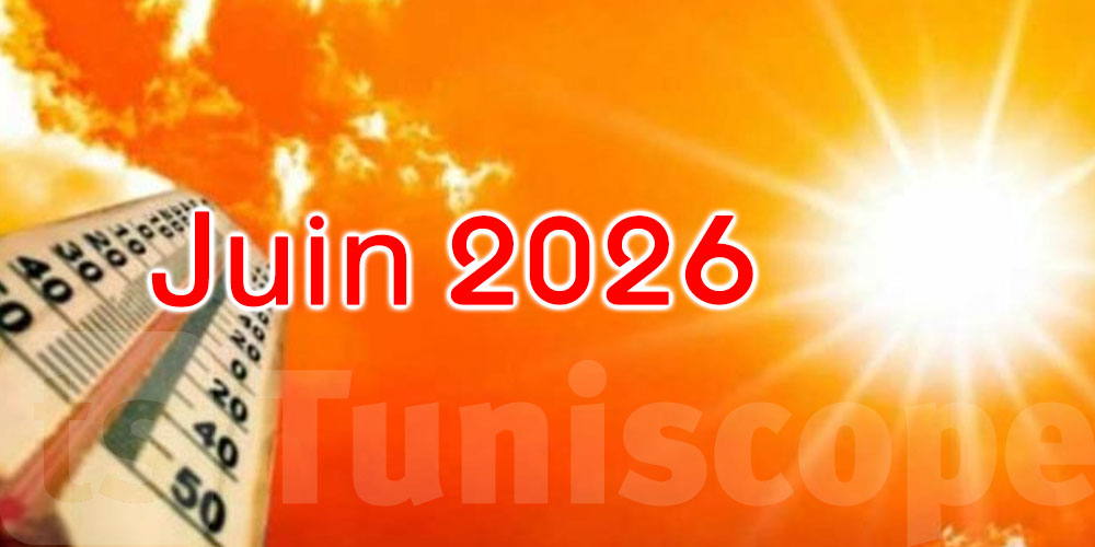 Juin 2026 en Tunisie : le sixième mois de juin le plus chaud depuis 1950