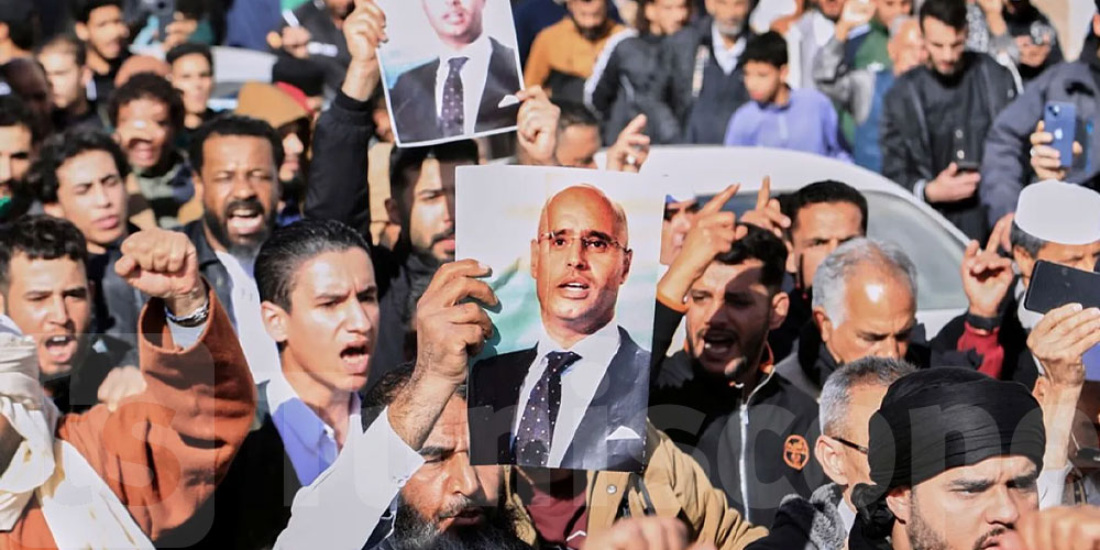 ليبيا: الآلاف يشيعون سيف الإسلام القذافي في بني وليد 