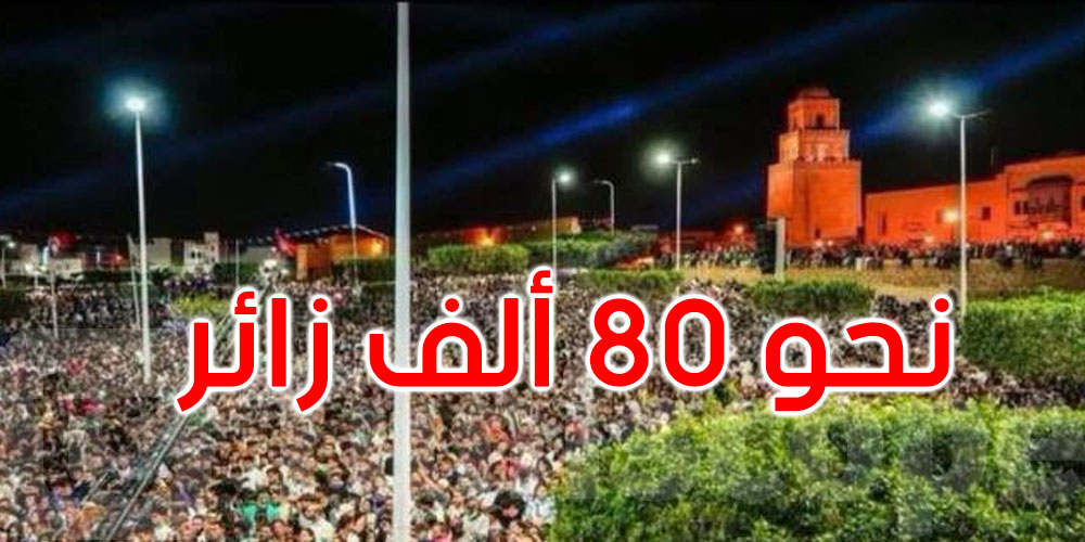  القيروان: نحو 80 ألف زائر يواكبون الاحتفالات بالمولد 