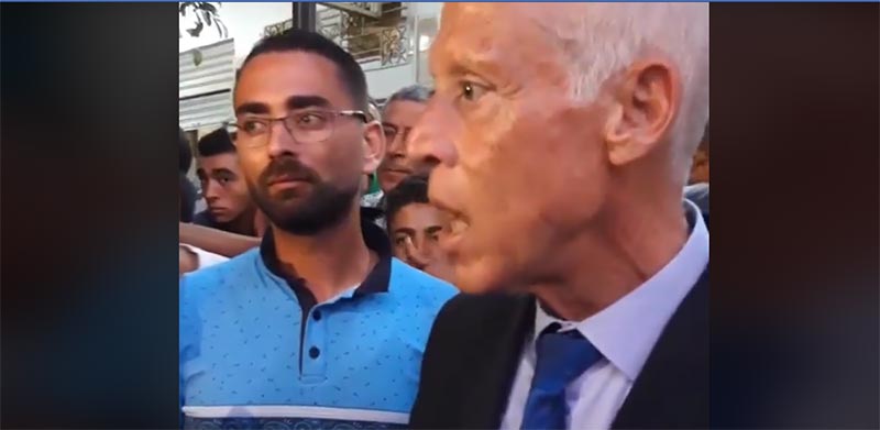 فيديو: كما لم تسمعوه من قبل..قيس سعيّد يتكلم'' بالدارجة'' مع المواطنين