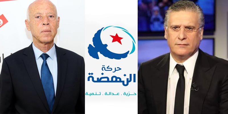 حركة النهضة تهنّئ قيس سعيّد ونبيل القروي
