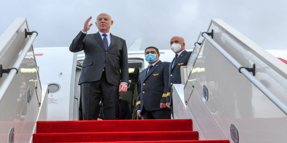 صور: رئيس الجمهورية يغادر تونس في اتجاه بروكسيل