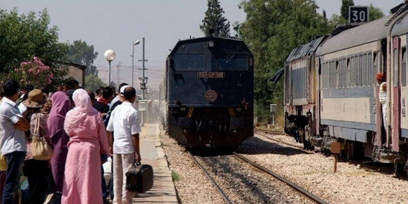 Manifestation contre la dégradation de la qualité du train à Kalâa Kebira