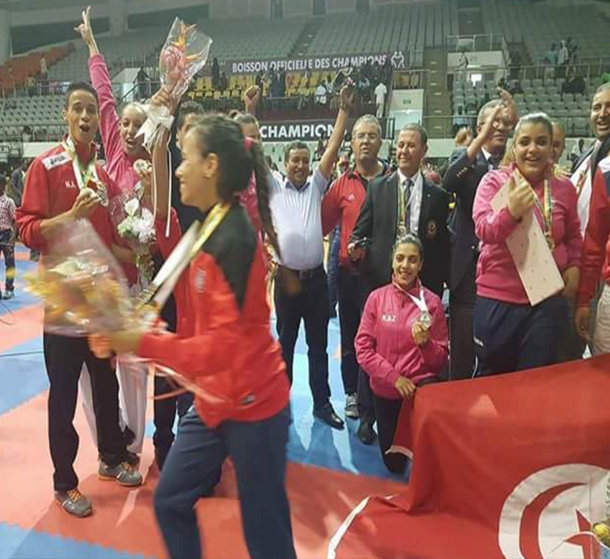 تونس الأولى إفريقيا في البطولة الإفريقية للكاراتي بـ19 ميدالية