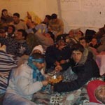 La caravane de la liberté a campé a la Kasbah