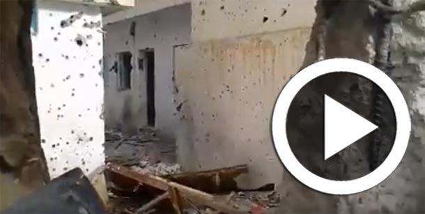 En vidéo : La maison où étaient retranchés les terroristes à la cité Karma à Kasserine