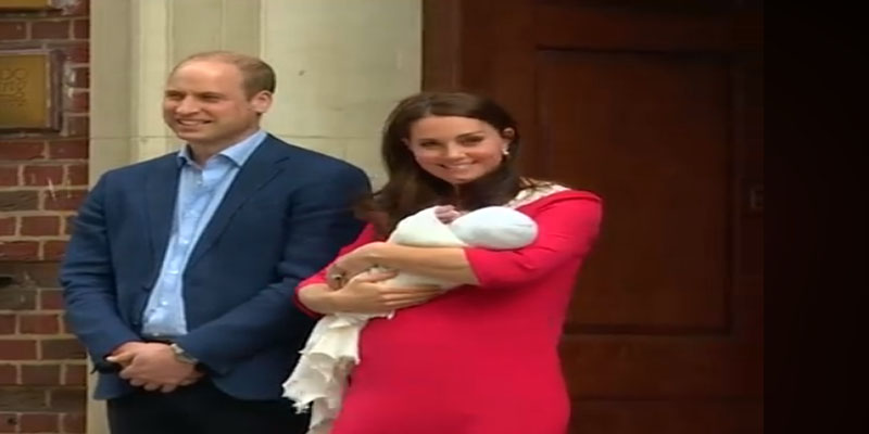  بالفيديو: المولود الجديد للعائلة الملكية في بريطانيا