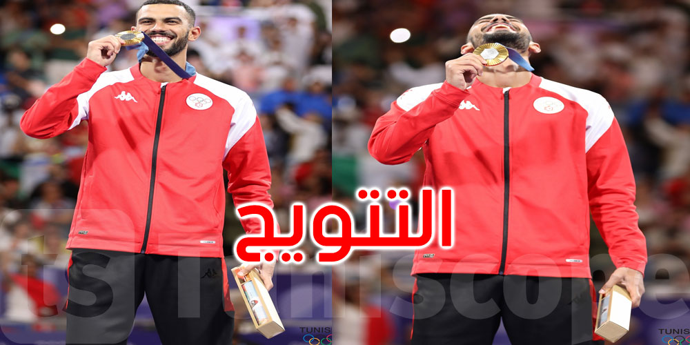 بالفيديو: رفع الراية الوطنية وتتويج تاريخي للبطل فراس القطوسي بعد فوزه بالذهبية
