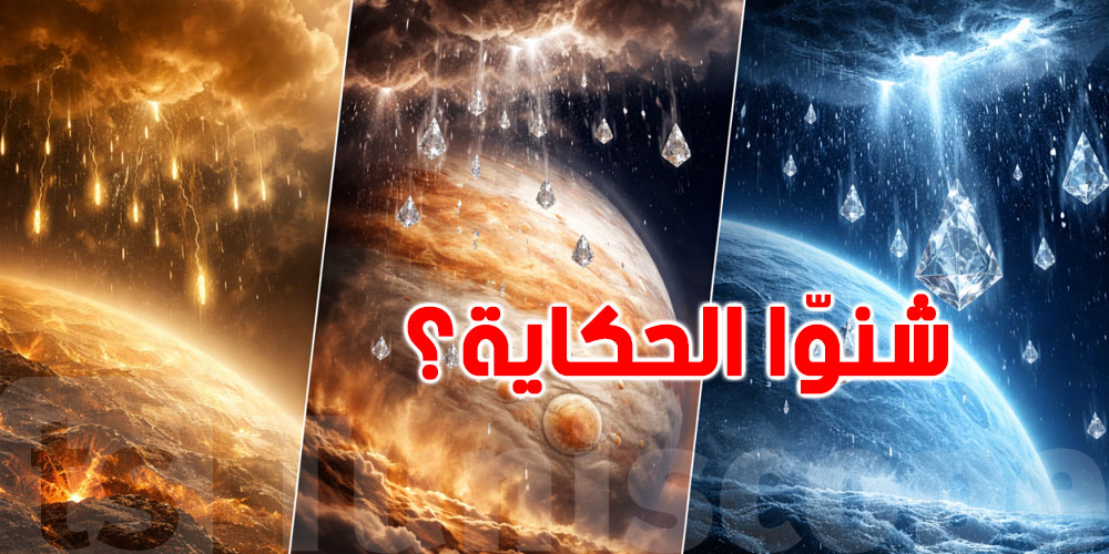 إذا المطر تنزل في الأرض...شنوّا يهبط في بقية الكواكب؟