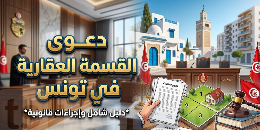 شنّوة إجراءات دعوى القسمة العقارية تونس؟