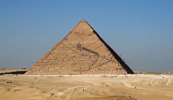 Une énorme cavité découverte au cœur de la pyramide de Khéops