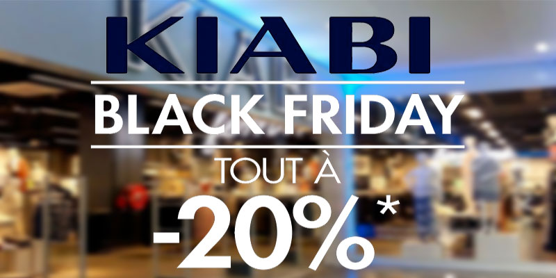 Les magasins Kiabi proposent 20% de réduction 