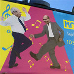 Béji Caid Essebsi et Moncef Marzouki sur la campagne d’affichage de Knooz Fm