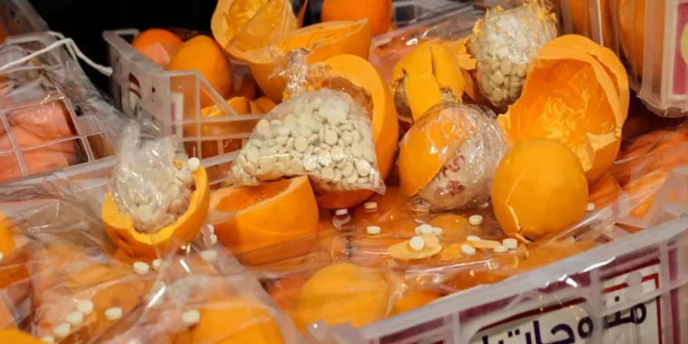 ضبط ملايين حبوب مخدر ‘الكبتاغون’ في شحنة برتقال 