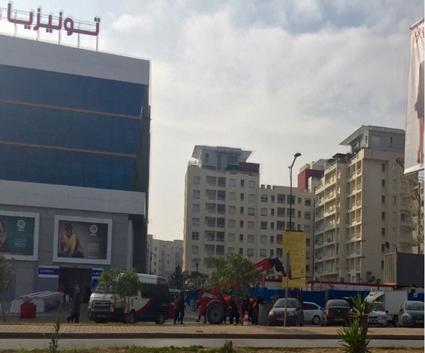Najem Gharsalli à Tunisia Mall, prend connaissance du dispositif de sécurité